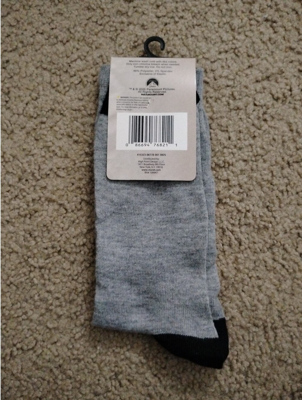 Ferris Bueller's Day Off Men's Crew Socks - Picture 2 of 2
